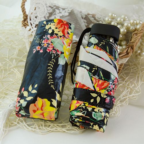 復(fù)古印花輕巧折疊女士晴雨傘 傘太陽(yáng)傘 彩色花